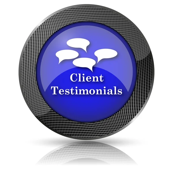 Client testimonials ikonen — Stockfoto