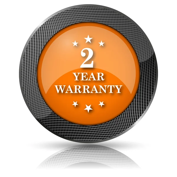 2 year warranty icon — Stock Photo, Image