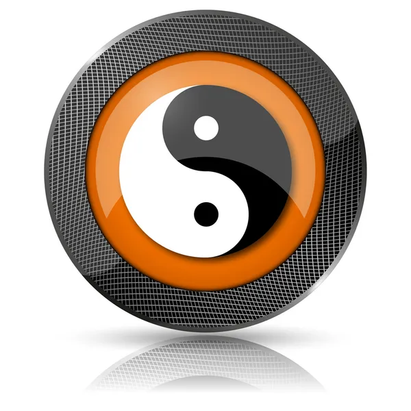 Ying yang icon — Stock Photo, Image