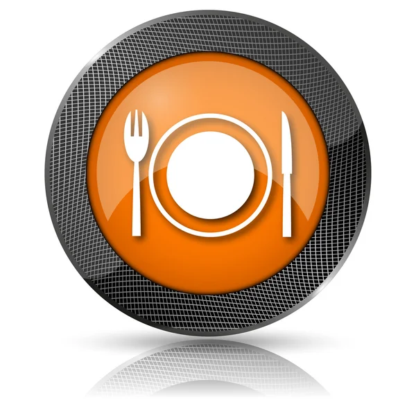 Restaurant pictogram — Stockfoto