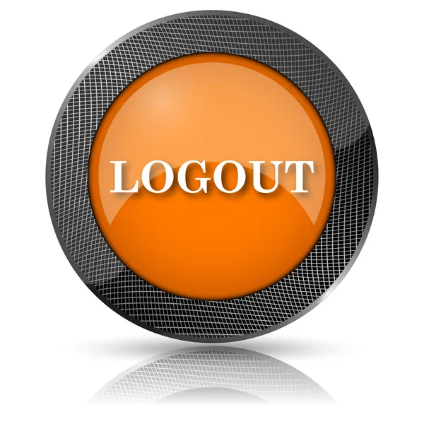 Logout icon — Stock Photo, Image