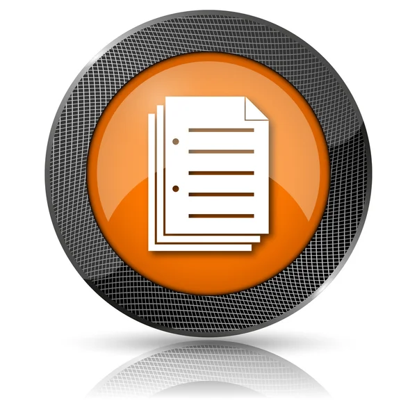 Document icon — Stock Photo, Image