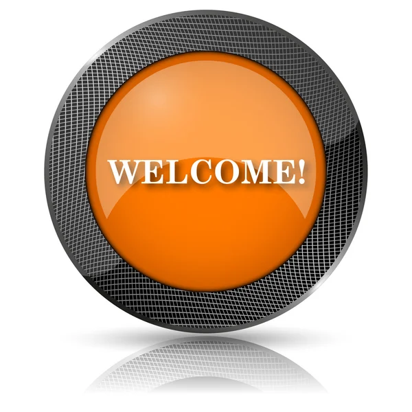 Welcome icon — Stock Photo, Image