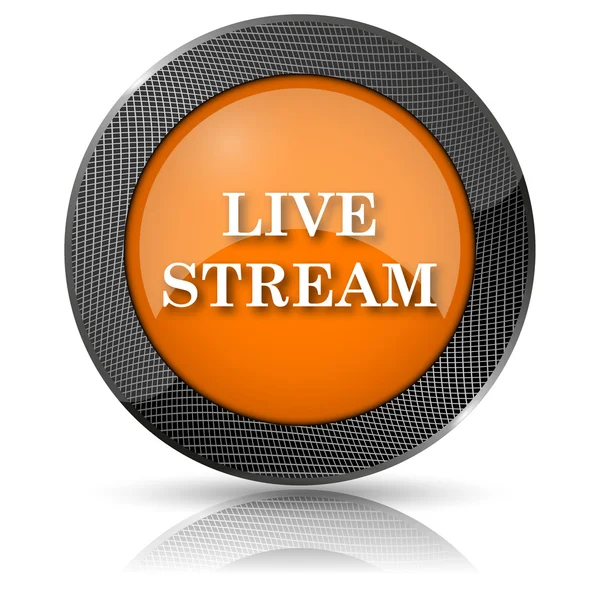 Live stream pictogram — Stockfoto