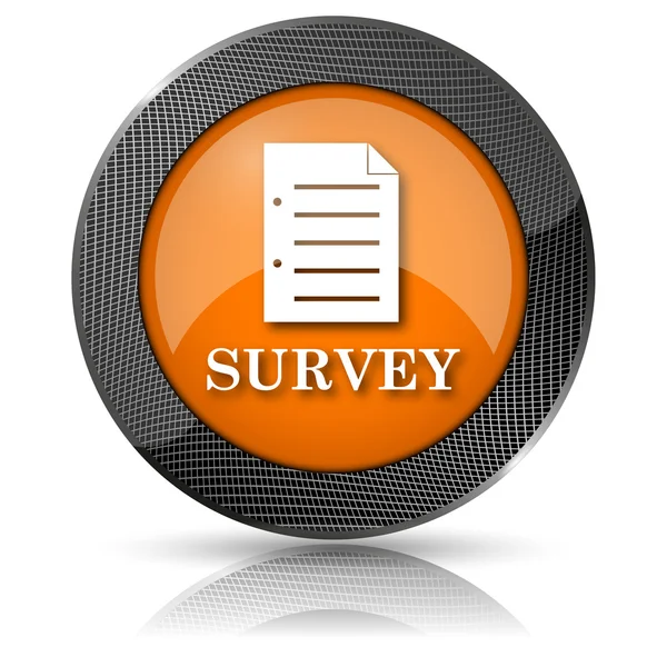 Survey icon — Stock Photo, Image