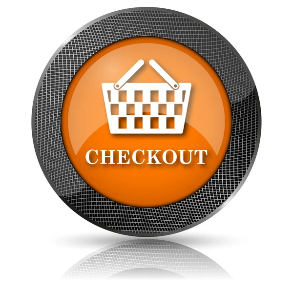 Icona di check-out — Foto Stock