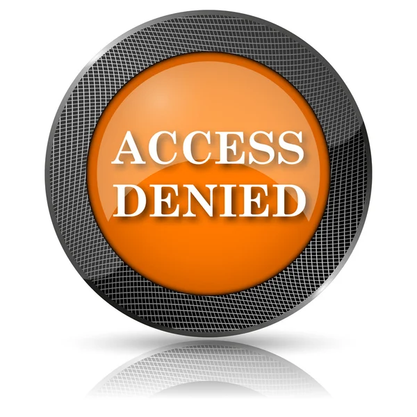 Icône d'accès refusé — Photo