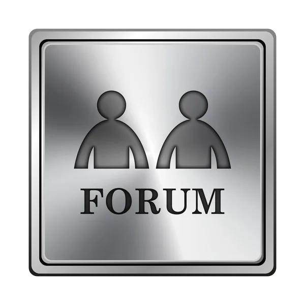 Forum ikona — Zdjęcie stockowe