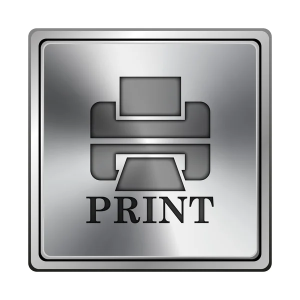 Drukarki drukuj ikona programu word — Zdjęcie stockowe