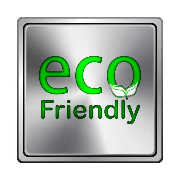 Ícone Eco amigável — Fotografia de Stock