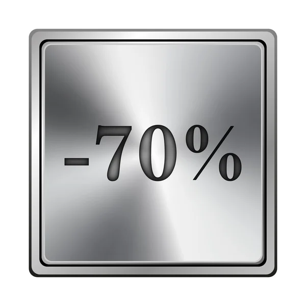 70 per cento icona di sconto — Foto Stock