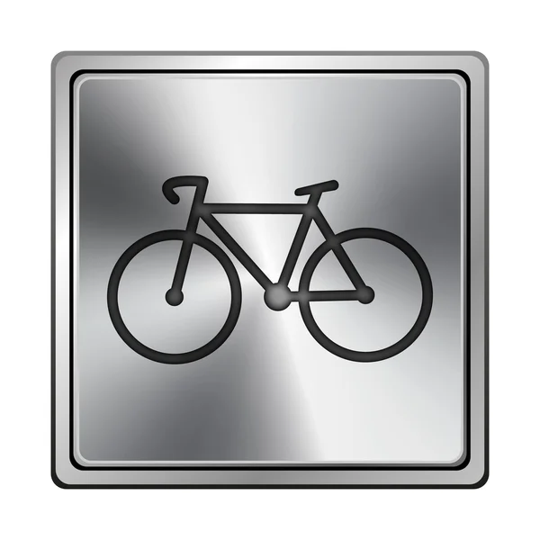 Велосипед значок — стокове фото