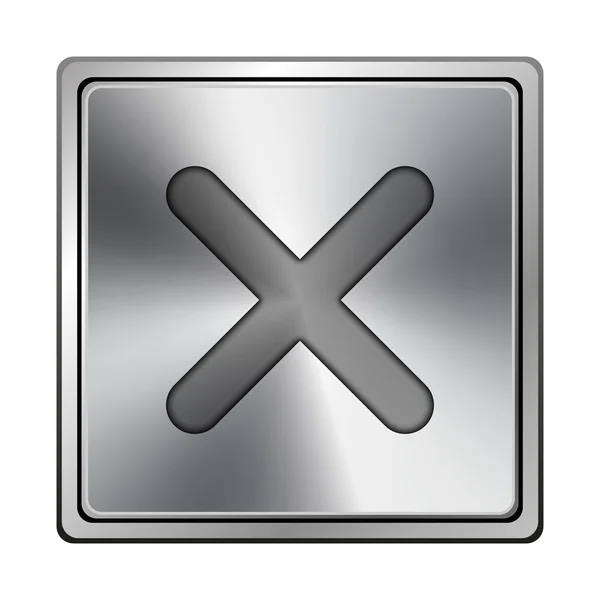 X ícone fechar — Fotografia de Stock