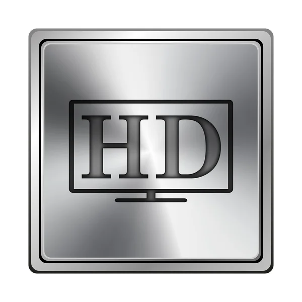 Ícone de tv hd — Fotografia de Stock