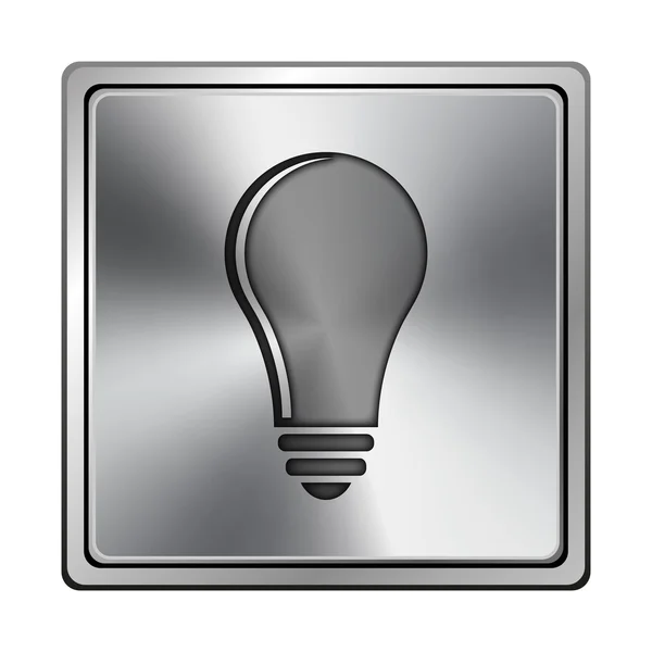 Bombilla - idea icono —  Fotos de Stock