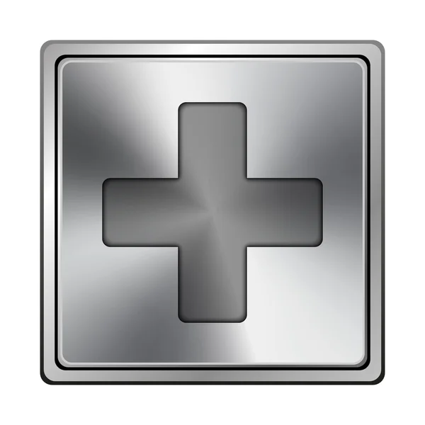 医疗十字图标 — 图库照片