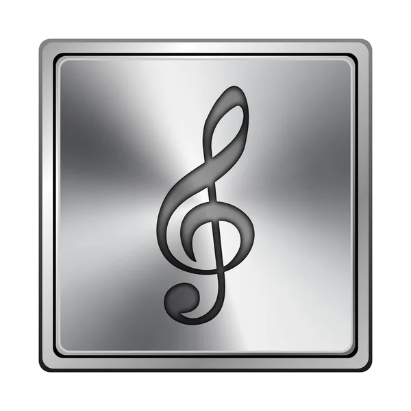 Icona della nota musicale — Foto Stock
