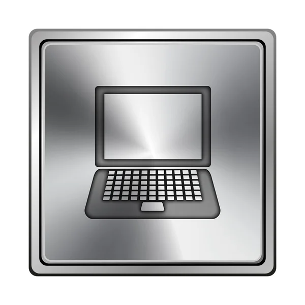 Dizüstü bilgisayar simgesi — Stok fotoğraf