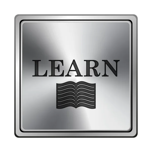 Aprender icono — Foto de Stock