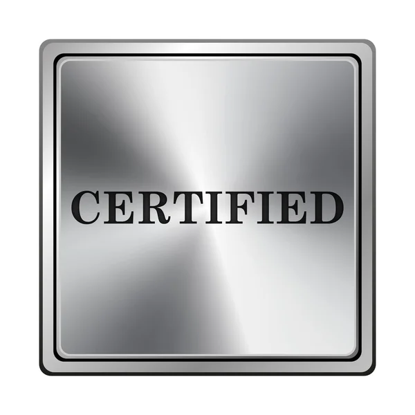 Gecertificeerde pictogram — Stockfoto