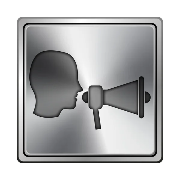 Megaphone icon — Stock Photo, Image