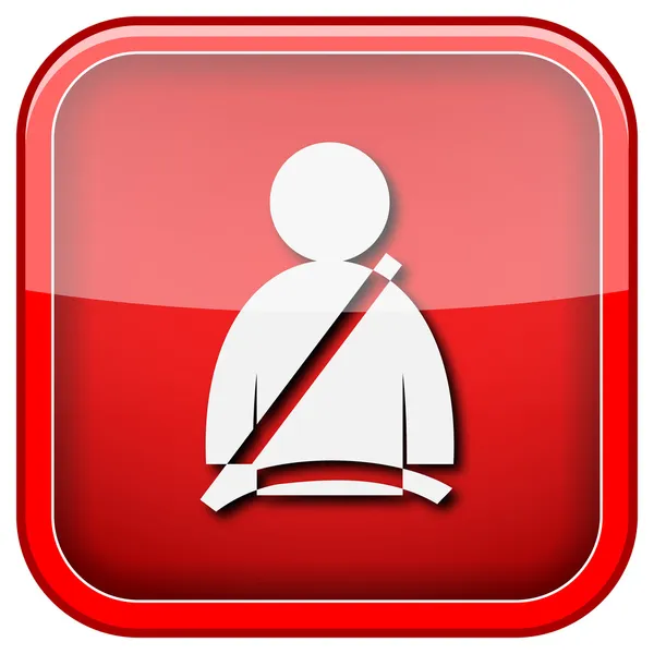 Ikona bezpečnostního pásu — Stock fotografie