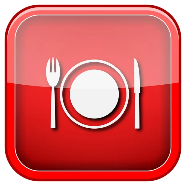 Restaurant pictogram — Stockfoto
