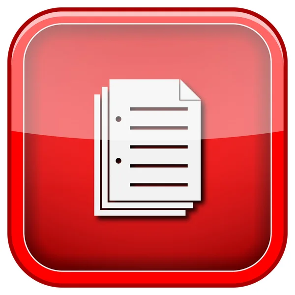 Documento icono — Foto de Stock