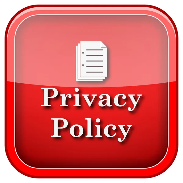 Privacy policy icon — Stock Photo, Image