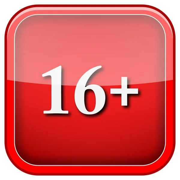 16 plus icon — Stock Photo, Image