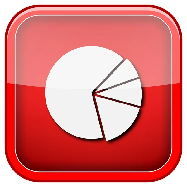 Chart pie icon — Stock Photo, Image