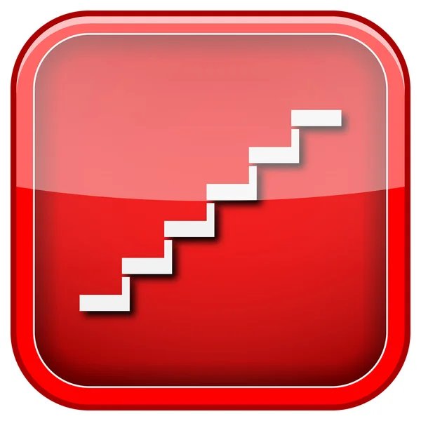 Ícone escadas — Fotografia de Stock