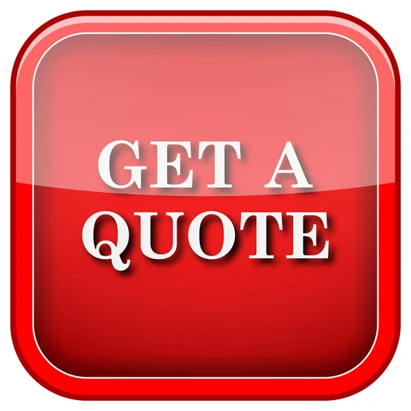 Get a quote icon — Stock Photo, Image