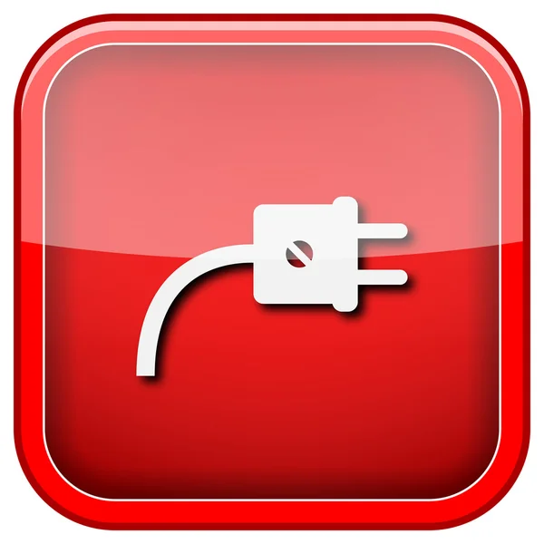 Plug icon — Stock Photo, Image