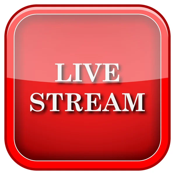 Live stream icon — Stock Photo, Image