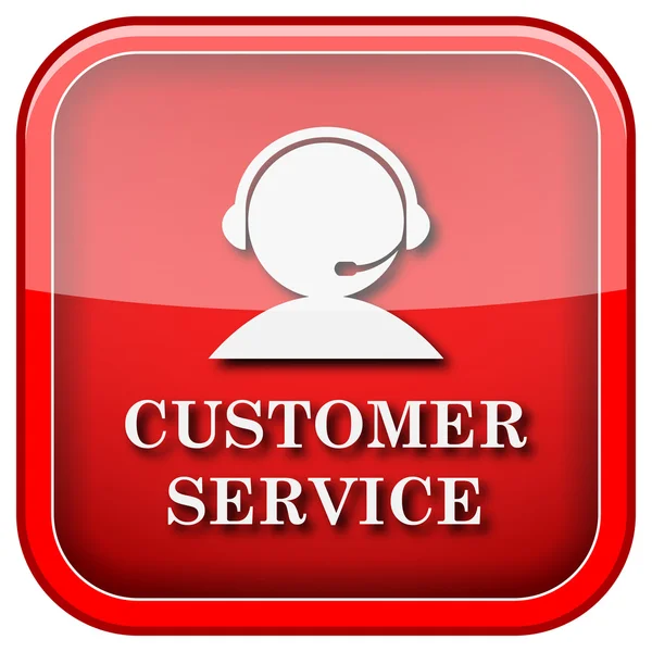 Icono de servicio al cliente — Foto de Stock