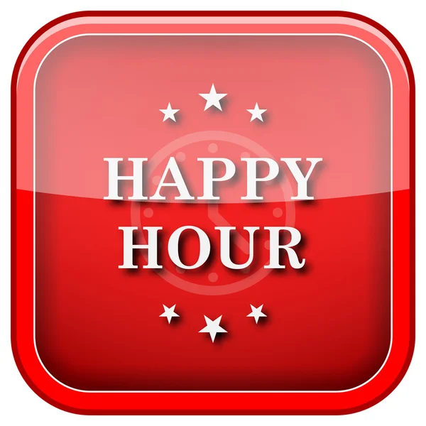 Happy hour-ikonen — Stockfoto