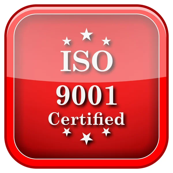 Icona ISO9001 — Foto Stock