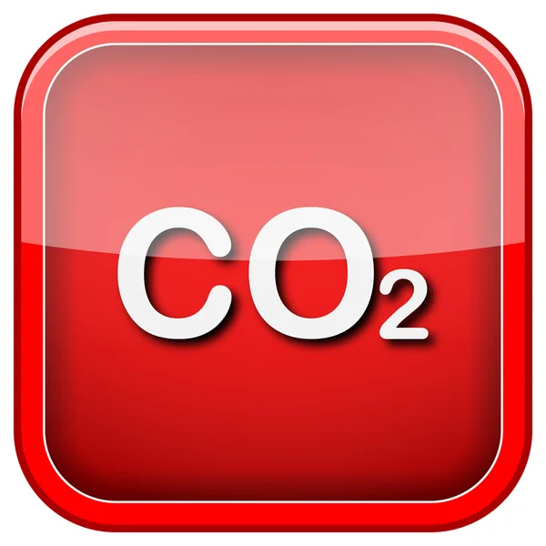 Ícone de co2 — Fotografia de Stock