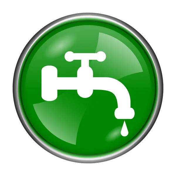 Ikona kranu wody — Zdjęcie stockowe
