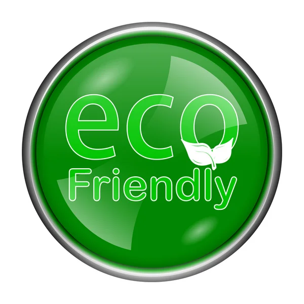 Eco friendly ikona — Stock fotografie