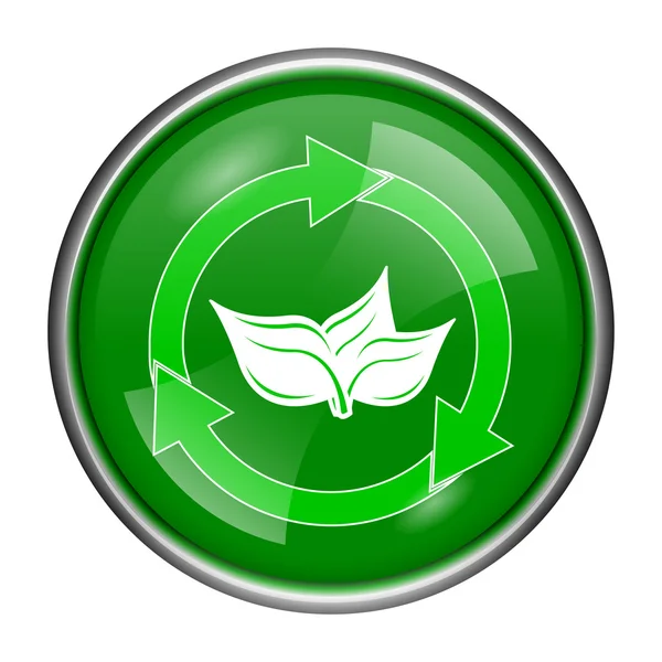 Recycler l'icône des flèches — Photo