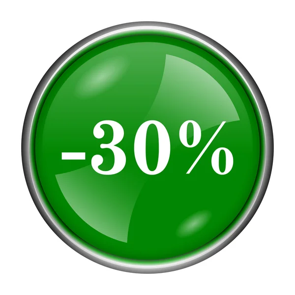 30 percent discount icon — Stock Photo, Image