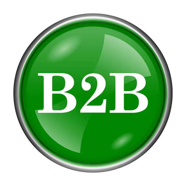 B2b 图标 — 图库照片
