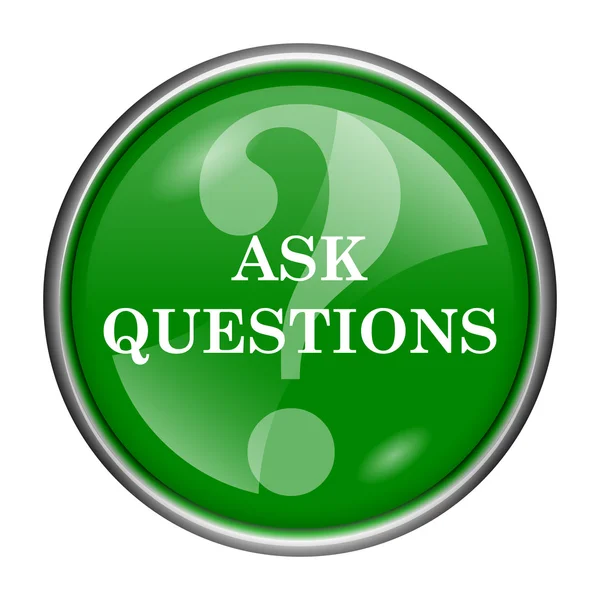 Ask questions icon — Stock Photo, Image