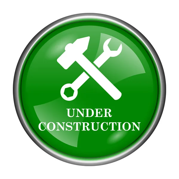 Onder constructie pictogram — Stockfoto