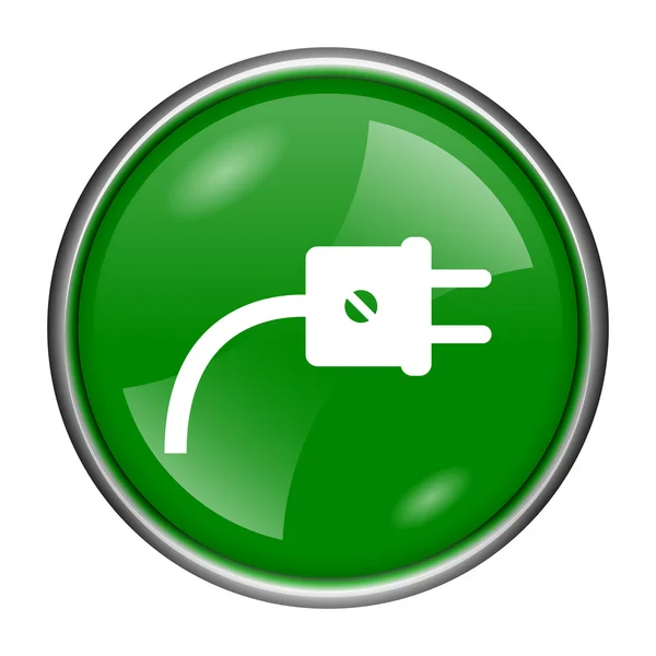 Plug icono — Foto de Stock