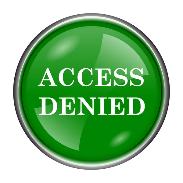 Access denied icon — Stock Photo, Image