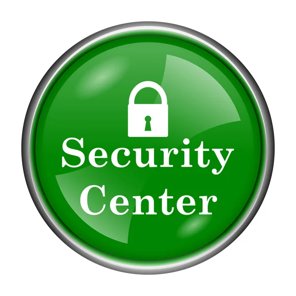 Biztonsági központ ikonra — Stock Fotó