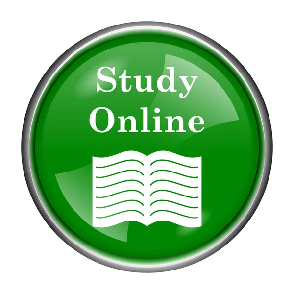 Study online icon — Stock Photo, Image